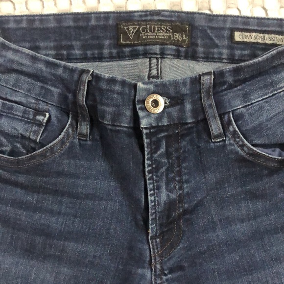 Guess Curvy Sophia Skinny Size 27 Reg - Picture 3 of 6
